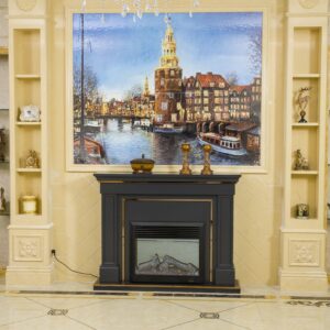 Semineu electric Caesar Black