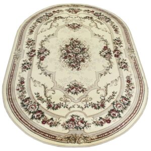 Covor Crem / Bej model floral