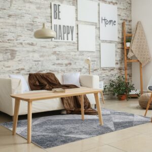 Covor Beenom design geometric gri-bej 1003-155