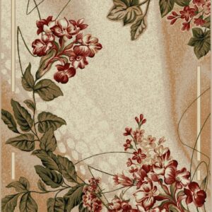 Covor modern cu flori 1511-110