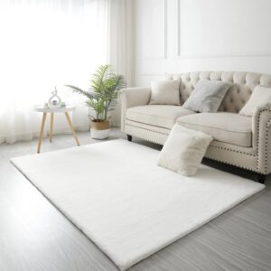 Covor blanita ecologica alb antiderapant SL060