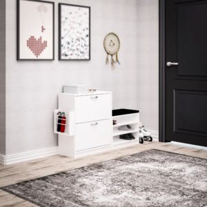 Dulap Incaltaminte cu rafturi 130 X 80 X 31 Trend - White