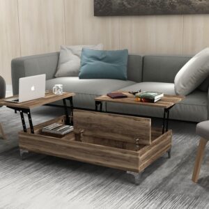 Masa Cafea Cu Spatiu Depozitare 121 X 28 X 69.2 Esinti - Walnut