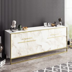 Dulap Tip Consola Polka - White 179.9 X 75 X 47.3