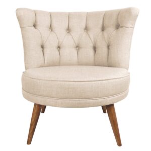 Fotoliu Tapitat Richland - Cream 80 X 77 X 75
