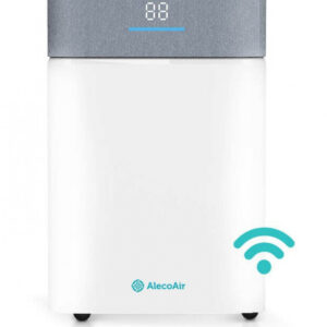 Resigilat - Dezumidificator AlecoAir D20 Fabric  Wi-Fi  20 L/ zi  Uscare Rufe  Ionizare  Display digital  FanStop  Indicator col