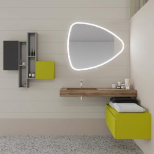 Lavoar din HPL, 100 cm, miere, Idea