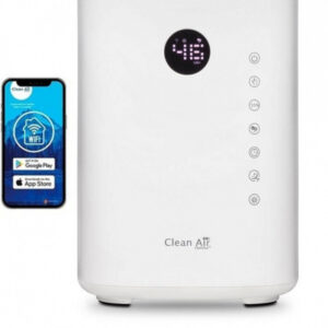 Umidificator si purificator Clean Air Optima CA604W Smart  WiFi  Difuzor de arome  Lampa UV-C  Ionizare  Display  Time