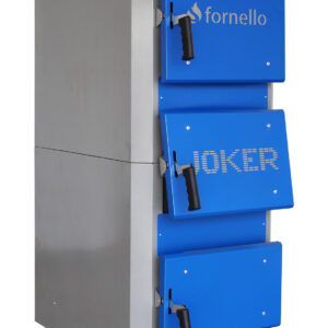 Cazan (centrala) pe combustibil solid, (lemn, carbune), Fornello JOKER 36 kW, cu Ventilator si Automatizare
