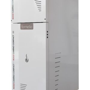Centrala termica compacta pe peleti Fornello Rossi Camino Compact 25 kw, pompa de circulatie, vas expansiune, tiraj fortat, curatare manuala a arzatorului si a drumurilor de fum, Ecodesign, A+
