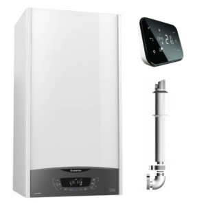 Centrala termica in condensare Ariston Clas One Plus WIFI 35 KW si Salus IT500 wifi termostat ambient cu control prin internet