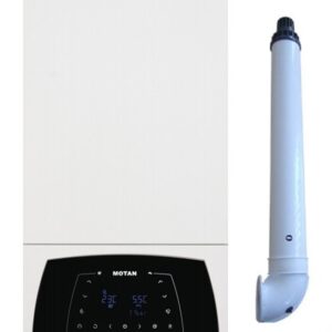 Centrala termica Motan Condens Plus 100 29 kW, condensatie, hidrobloc bronz, raport modulare 1:10, kit evacuare inclus