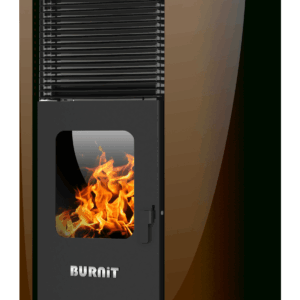 Centrala termosemineu pe peleti Burnit Advant Novation Brown 25 kw, echipata cu pompa de circulatie, vas de expansiune, automatizare, suprafata pana la 160 metri patrati