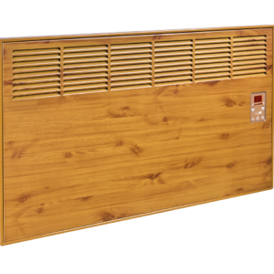 Convector de perete sau pardoseala iVigo EPK 2000 W Wood, control electronic, Termostat de siguranta, termostat reglabil, IP 24, pentru 24 mp, ERP 2018