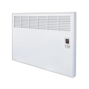 Convector de perete sau pardoseala iVigo Profesional EPK 1500 W White, control electronic, Termostat de siguranta, termostat reglabil, IP 24, pentru 17mp, ERP 2018