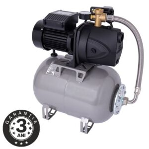 Hidrofor cu pompa autoamorsanta Wasserkonig FL528625, fonta, putere 1250 W, debit 5160 l/h, inaltime refulare 52 m, vas de expansiune 24 l