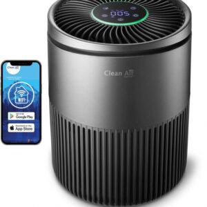 Purificator de aer CleanAir Optima CA 503T  Wi-Fi  Ionizare  Lampa UV-C  Filtru TRUE HEPA  Carbon Activ  Difuzor aroma