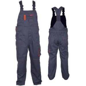 Pantalon lucru bumbac-poliester cu pieptar - s/h-164