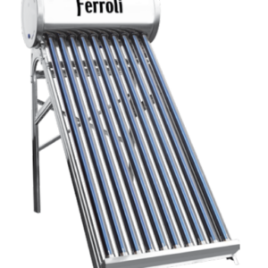 Panou solar presurizat din inox Ferroli Ecoheat - 12 tuburi si boiler 120L