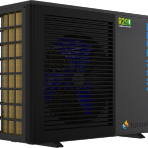 Pompa de caldura Fornello BLUSTARK monobloc, aer-apa, ecologica R290, , incalzire/racire/apa calda, 6 kW, Qsense 6 , Full DC Inverter – ERP A+++, Wi-Fi