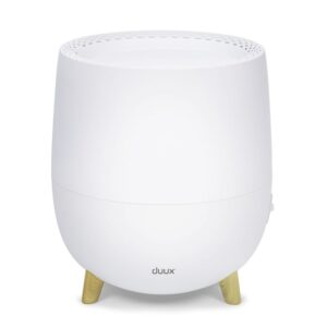Umidificator si difuzor de aroma Duux Ovi  Rata umidificare 200 ml/ora  Consum 20W/h  Filtru pentru calcar/microbi  Pentru 30mp