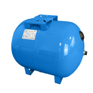 Vas expansiune pentru hidrofor Fornello 80 litri, orizontal, cu picioare, culoare albastru, presiune maxima 10 bar, membrana EPDM