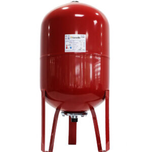 Vas expansiune termic Fornello 24 litri, vertical, cu picioare, culoare rosu, presiune maxima 10 bar, membrana EPDM