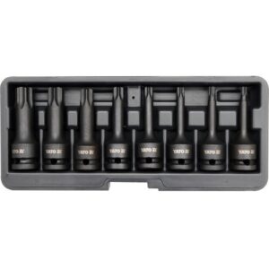 Set 8 chei tubulare de impact  TORX 1/2